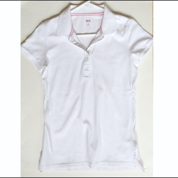 uniqlo white polo